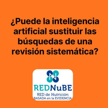 ¿Puede la inteligencia artificial sustituir las búsquedas de una revisión sistemática?